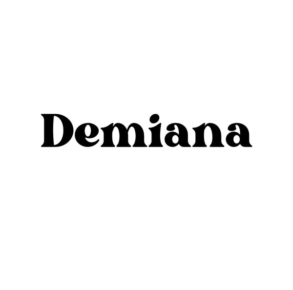 Demiana Golf text logo