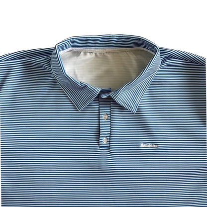 Close-up of The Clear Skys Men’s Golf Polo