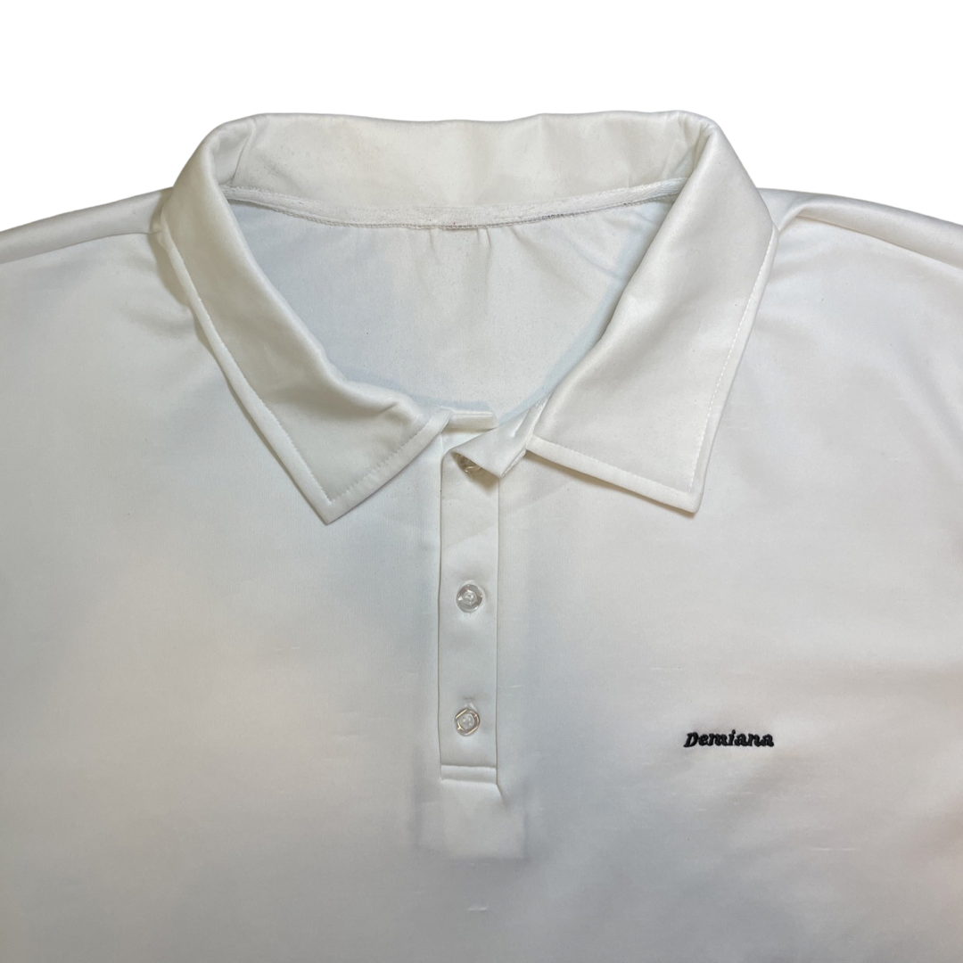 Close-up of The Strictly Business men’s golf polo